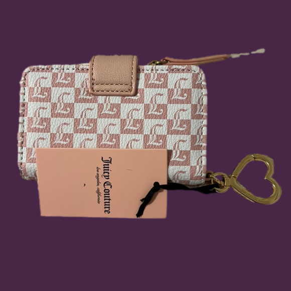 Juicy Couture Pink Diamond Modern chic Tab Card Wallet - Picture 3 of 5